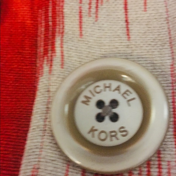 Michael Kors Burnt Orange and Khaki Jacket- SP - Picture 2 of 4